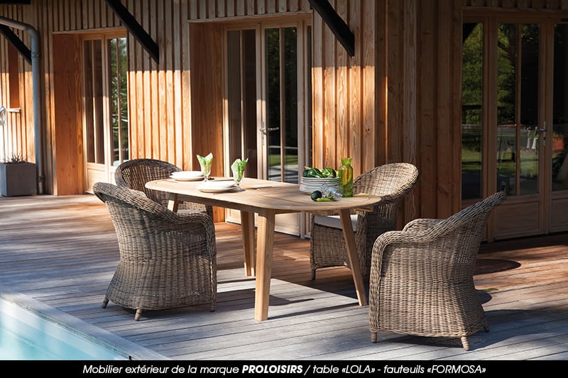 Mobilier extérieur de la marque PROLOISIRS